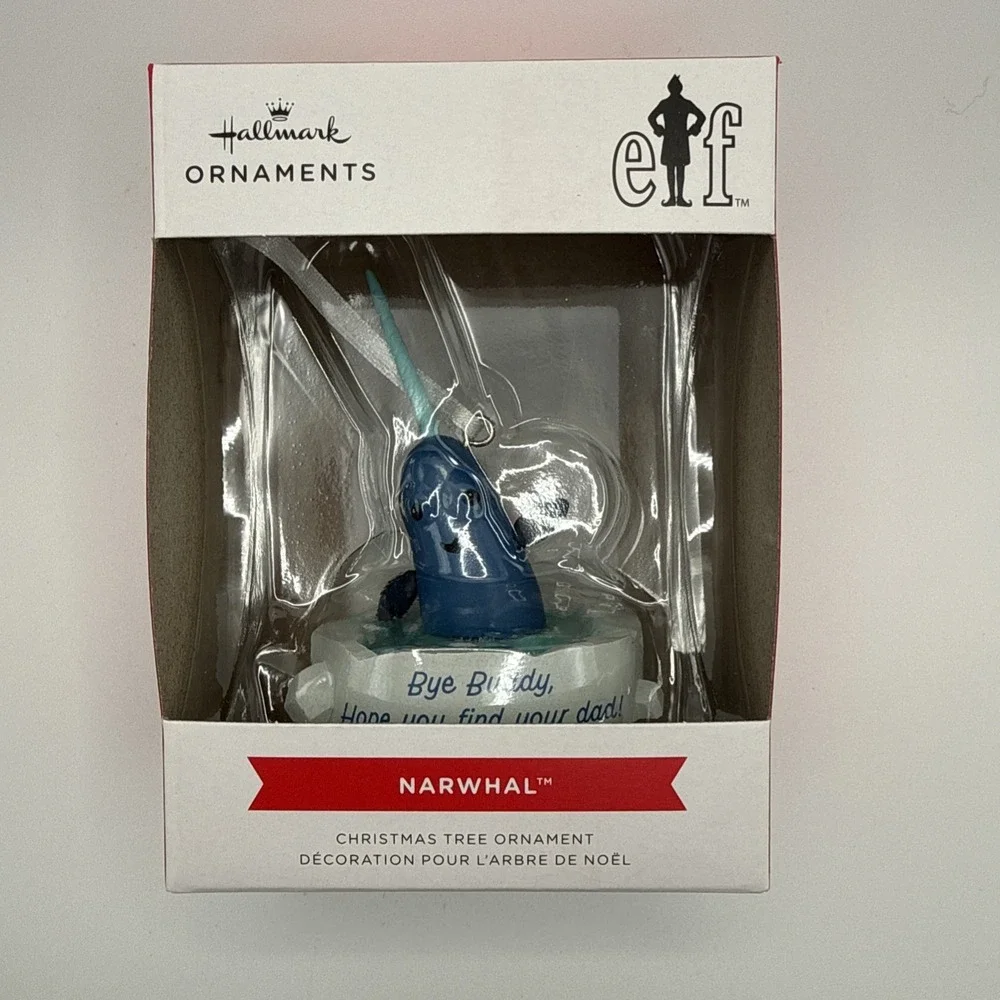 2025 Hallmark Ornament Christmas Movie Elf Narwal New In Box